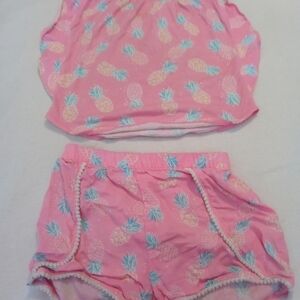 Baby girls two-piece summer outfit